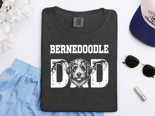 Comfort Colors Bernedoodle Dad doodle dog shirt - photo 3