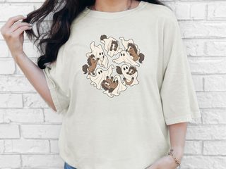 Cute Ghost Playing With Horse funny shirt - photo 7