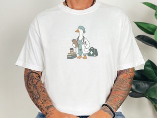 Goose Doctor Medical Scrubs funny shirt - photo 2