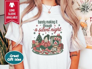 Frazzled Woman Christmas Gift Wrapping funny shirt - photo 1