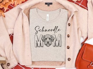 Schnoodle Mom doodle dog shirt - photo 8