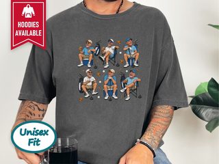 Laughing Golfer Whiskey Collage funny shirt - photo 4
