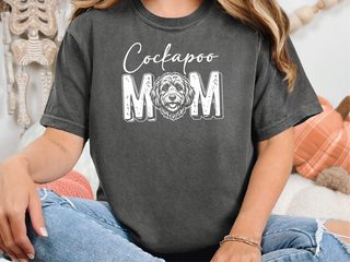 Comfort Colors Cockapoo Mom doodle dog shirt - photo 3