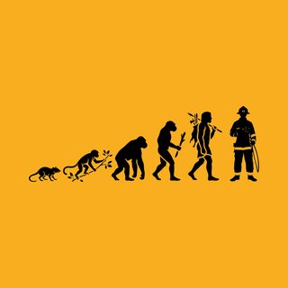 Evolution Of A Firefighter T-Shirt First Responder Gift Fire