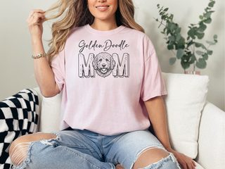 Comfort Colors Golden Doodle Mom doodle dog shirt - photo 4