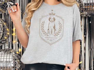 Sheepadoodle royal Crest doodle dog shirt - photo 3