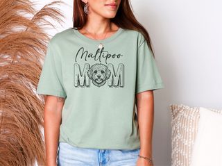 Maltipoo Mom doodle dog shirt - photo 5