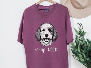 Sheepadoodle Tsup Dood doodle dog shirt - photo 5
