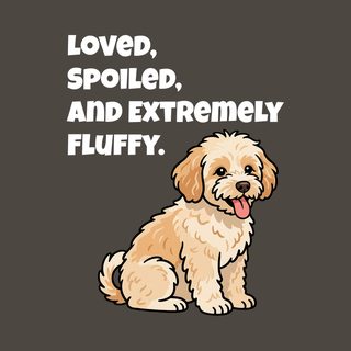 Loved Maltipoo Comfort Colors Shirt for Maltipoo Dog Mom and Owner