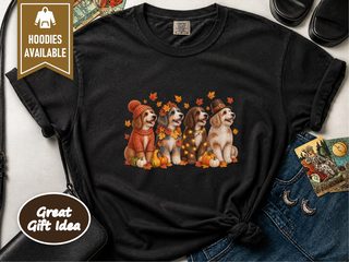 Autumn Aussiedoodle Dog Crew doodle dog shirt - photo 1
