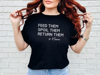 Feed Them, Spoil Them, Return Them, #Nana funny shirt - photo 4