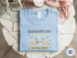 Bookworm Duo funny shirt - photo 1