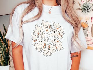 Ghost Playing With Goose funny shirt - photo 1