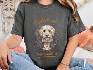 Coffee And Schnoodles doodle dog shirt - photo 2