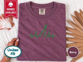 Grandpa Christmas Tree Heartbeat funny shirt - photo 4