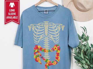 Gummies Skeleton Intestines funny shirt - photo 5