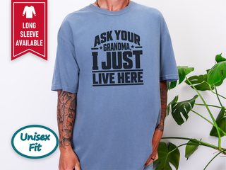 Ask Your Grandma Star Typography funny shirt - photo 4