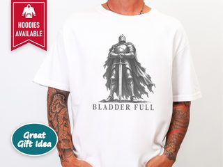 Armored Knight Bladder Full funny shirt - photo 4