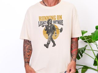 Rocker Running On Legacy Software funny shirt - photo 7