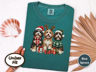Christmas Bernedoodle Dogs Trio doodle dog shirt - photo 8