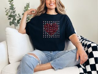 Heart Mosaic funny shirt - photo 3