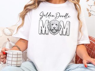 Comfort Colors Golden Doodle Mom doodle dog shirt - photo 2