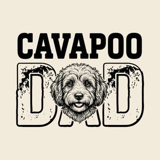 Cavapoo Dad Shirt - Vintage Collegiate Dog Dad Tee - Cavadoodle Gift