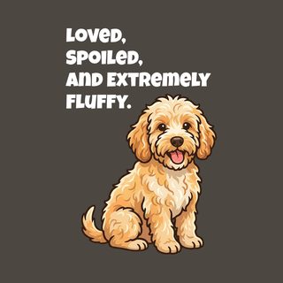 Loved Cockapoo Comfort Colors 1717 Garment Dyed Vintage Wash T-Shirt