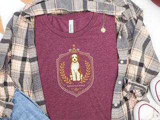 Sheepadoodle royal Crest doodle dog shirt - photo 7