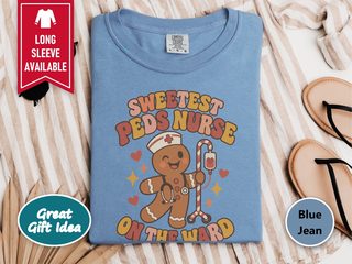Sweetest Peds Nurse Gingerbread funny shirt - photo 7