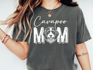 Comfort Colors Cavapoo Mom doodle dog shirt - photo 1