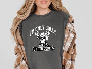 Cool Reindeer Jolly Under Duress funny shirt - photo 2