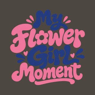 My Flower Girl Moment Comfort Colors Flower Girl Tshirt Wedding Tee