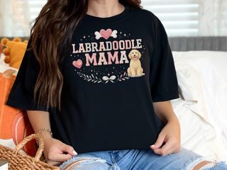 Comfort Colors Labradoodle Mama doodle dog shirt - photo 3