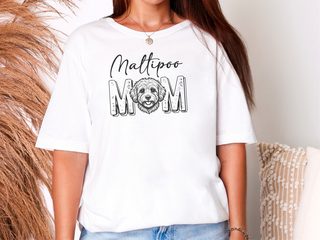 Maltipoo Mom doodle dog shirt - photo 8