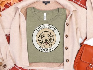 The Fluffy Doodle Logo doodle dog shirt - photo 5