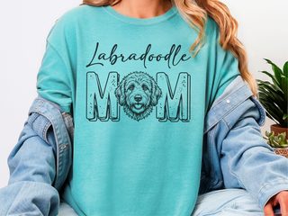 Comfort Colors Labradoodle Mom doodle dog shirt - photo 8