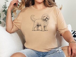 Golden Doodle Sketch - photo 7