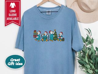 Christmas Scrub Ducks funny shirt - photo 6