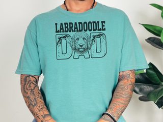 Comfort Colors Labradoodle Dad doodle dog shirt - photo 8
