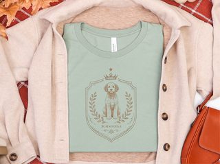 Schnoodle royal Crest doodle dog shirt - photo 5
