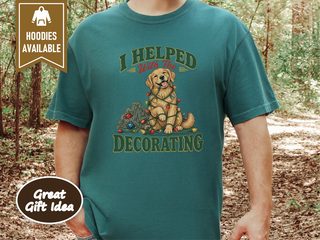 Tangled Golden Retriever Christmas doodle dog shirt - photo 7