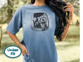 Smoking Raccoon Opossum Skunk Trio funny shirt - photo 5