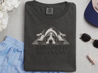 Beagle Advanced Savasana doodle dog shirt - photo 2