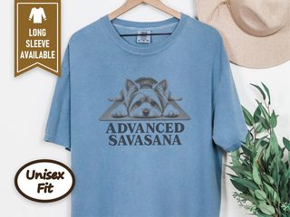 Yorkie Advanced Savasana Yoga doodle dog shirt - photo 7