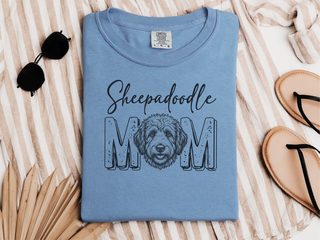 Comfort Colors Sheepadoodle Mom doodle dog shirt - photo 6