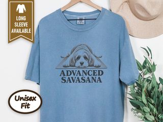Cavapoo Advanced Savasana Yoga doodle dog shirt - photo 6
