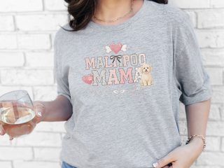 Maltipoo Mama doodle dog shirt - photo 3