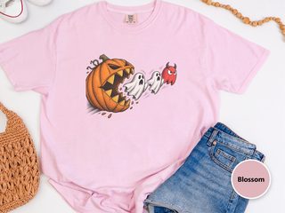 Scary Pumpkin Eating Ghosts funny shirt - photo 4