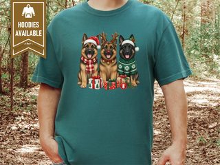 German Shepherd Christmas Trio doodle dog shirt - photo 6